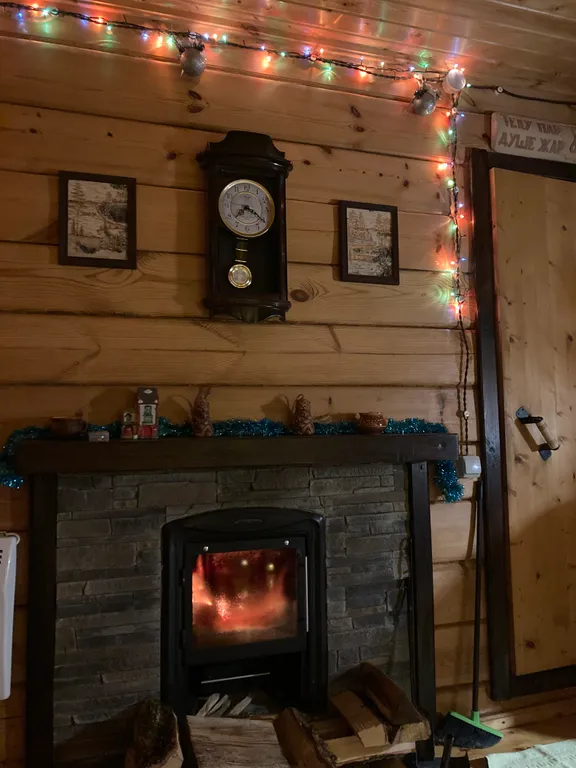 Шале в горах с бассеином и баней