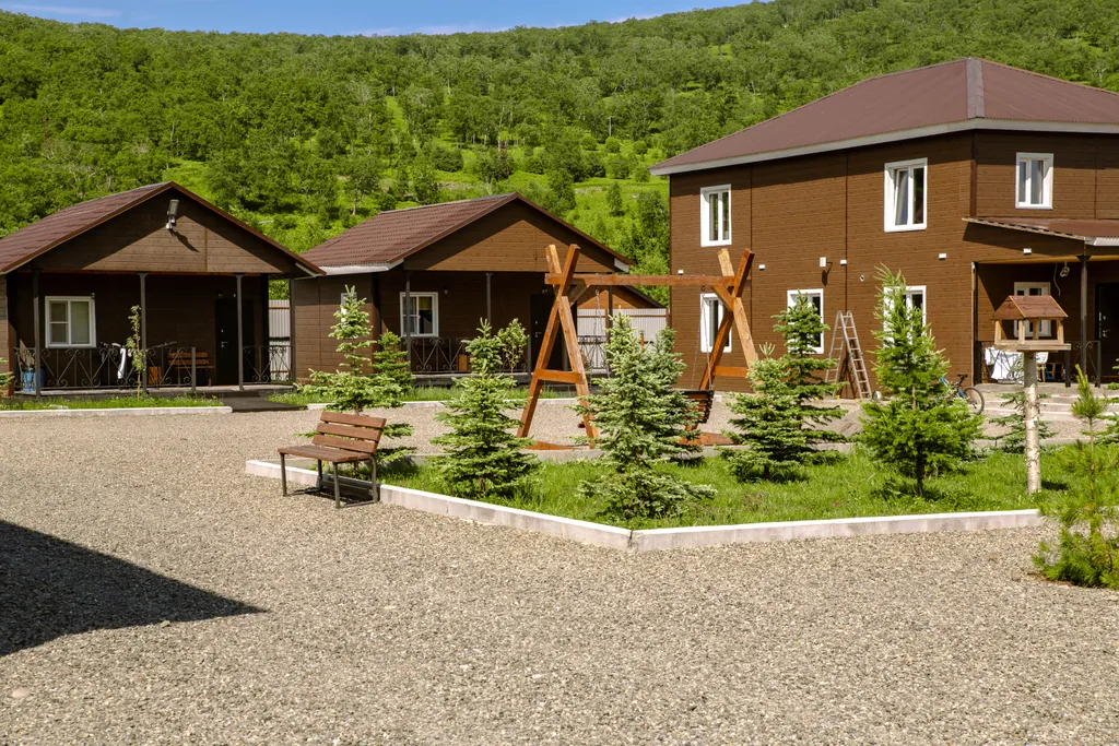 Двухместный коттедж с видом на горы