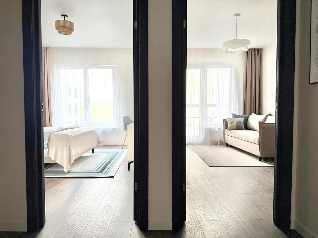 Апарт Nordic Breeze у Финского залива в доме с бассейном и сауной