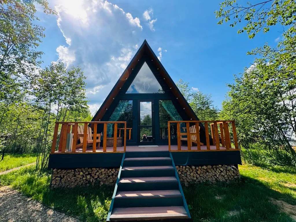 Дом для отдыха River 3 (банный чан, мангальная зона)