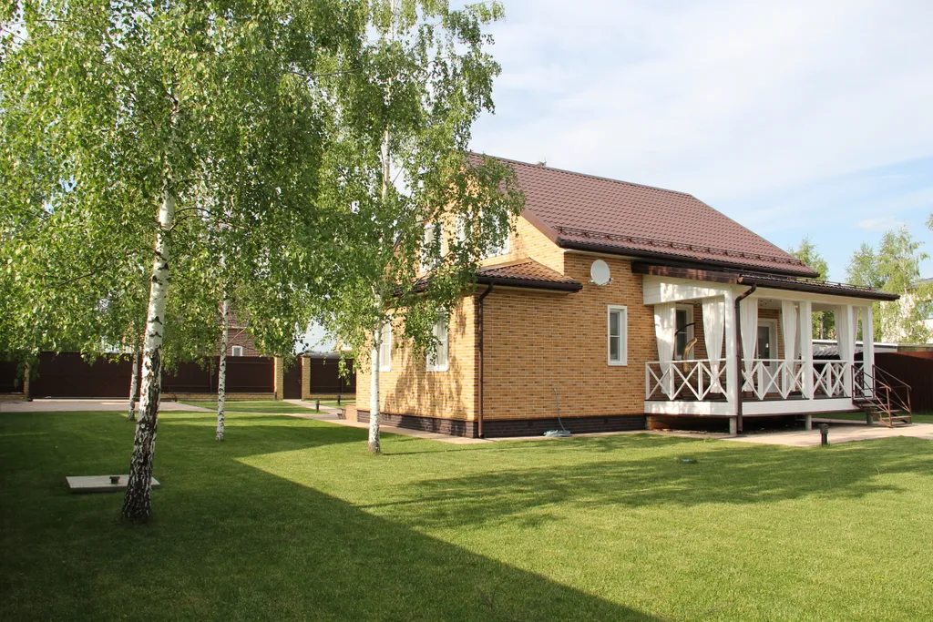 Коттедж с сауной и зоной BBQ