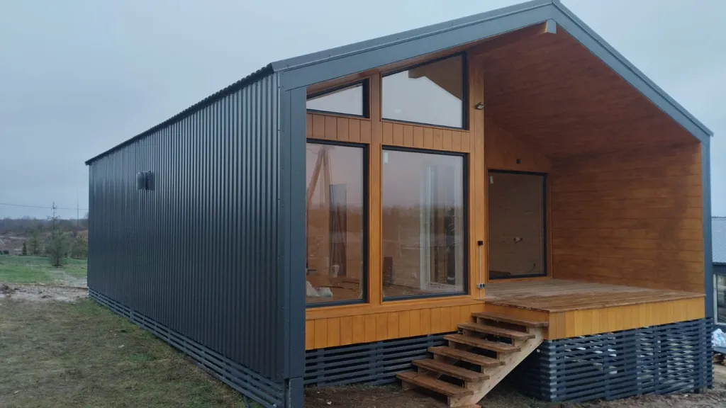 Коттедж Стильный барнхаус в тихом месте — аренда посуточно в Истра