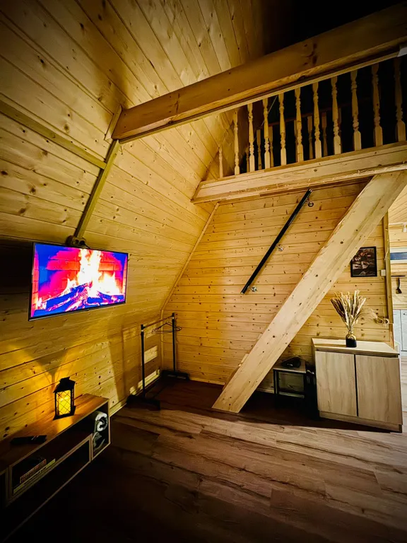 Коттедж Дом шалаш с баней — Санкт-Петербург