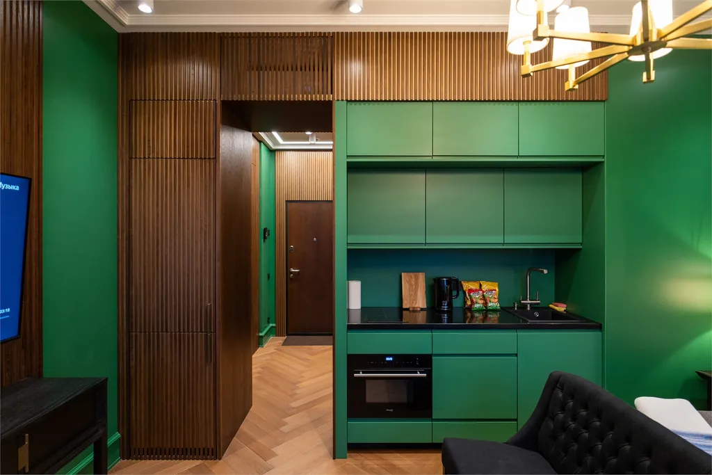 Квартира Квартира Green Retreat с видом на Москва-реку у метро Шелепиха — Москва