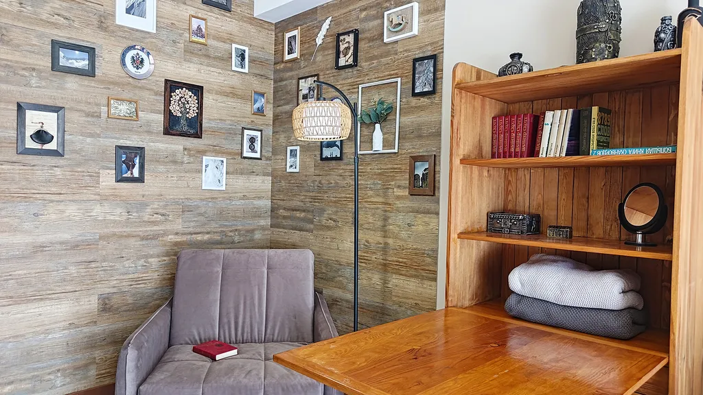 Апартамент в стиле Рустик с просторной спальней