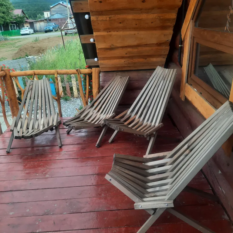 Коттедж Дом-шалаш в русском стиле — Кытлым