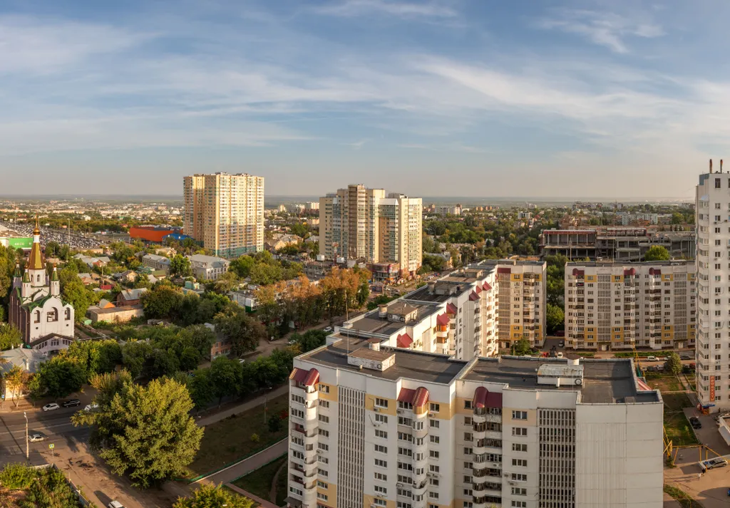 Студия с панорамным видом в географическом центре