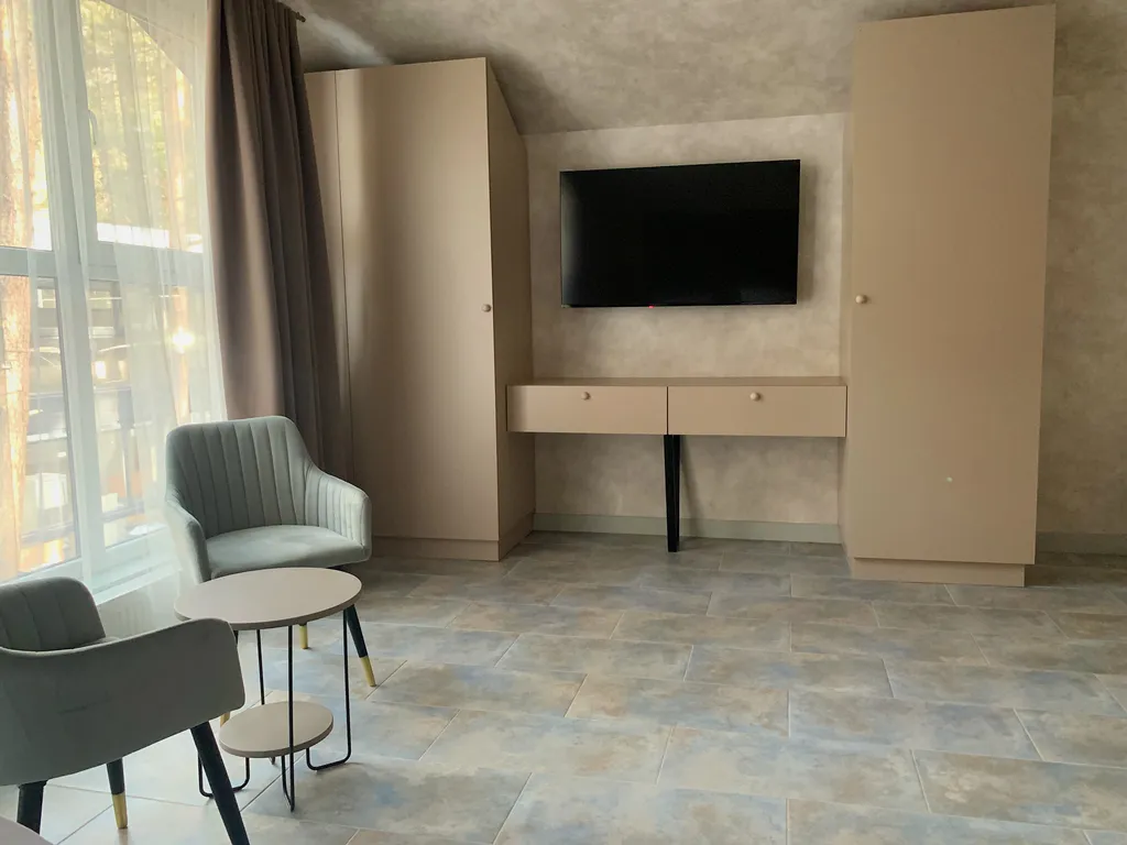 Улучшенные номера Meraki с панорамным видом на сосновый бор