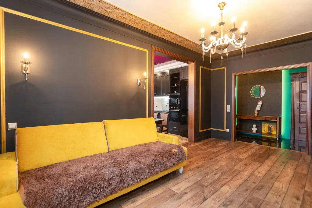 Квартира Квартира Уютная евро трешка в стиле барроко — Калининград