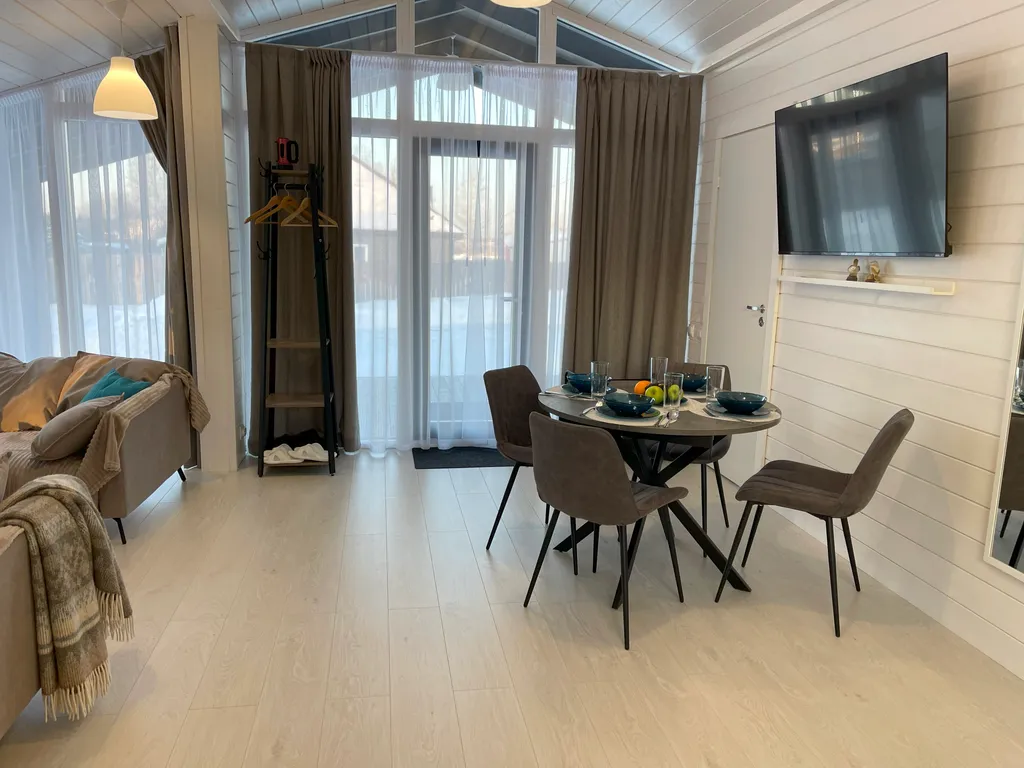 Коттедж Коттедж Уютный барнхаус с банным чаном — Рахманово