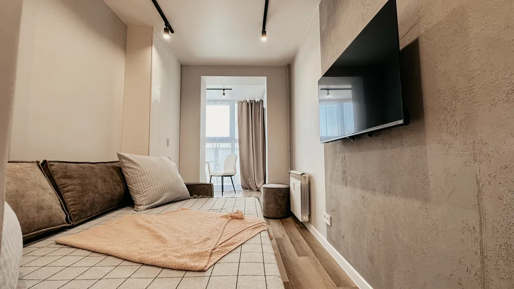 Квартира Квартира с бесконтактным заселением в любое время, с закрытой парковкой под видеонаблюдением — Хабаровск