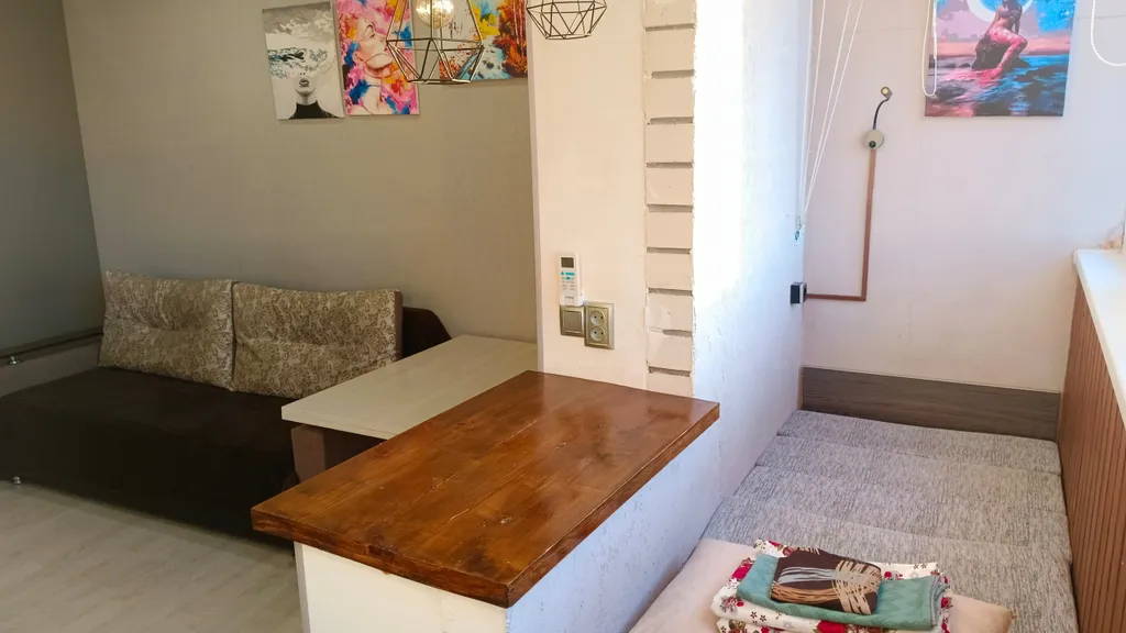 Уютная и тёплая студия со всеми удобствами