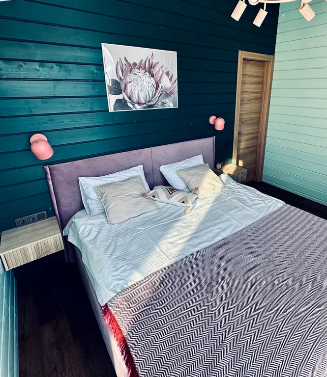 Новый дизайнерский дом с сауной и чаном