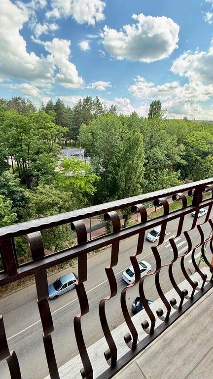 Просторный апартамент с видом на комсомольский парк рядом с озером