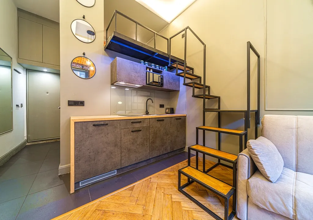 Квартира Квартира Loft in the center on Fontanka — Санкт-Петербург