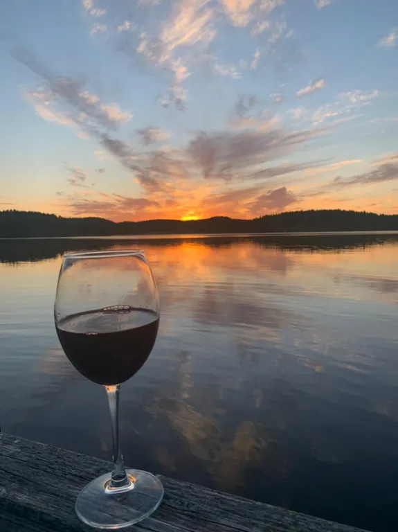 Домик в живописном месте на берегу Ладожского озера
