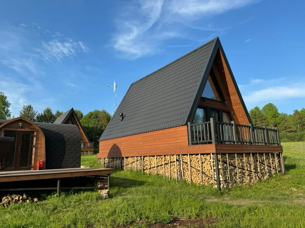 Коттедж Дом A-frame на Ладожском озере — аренда посуточно в Лахденпохья