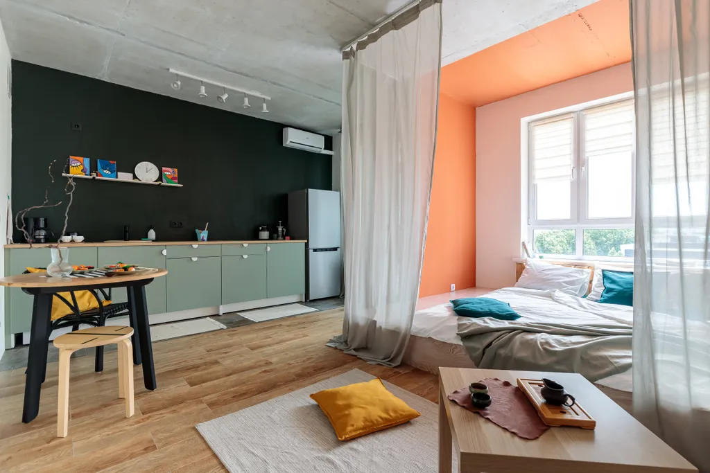 Квартира Квартира Студия Джапанди с видом на парк Краснодар — Краснодар