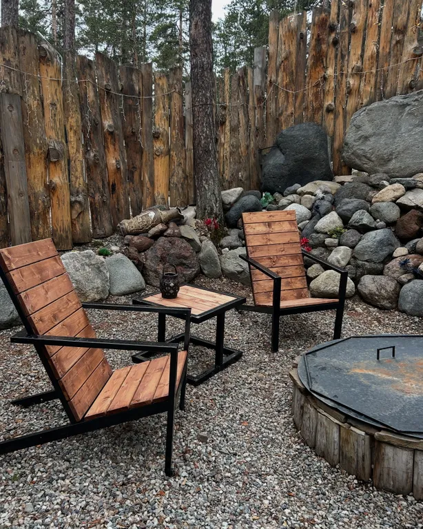 Атмосферный А-фрейм в сердце соснового бора с видом на Эльбрус