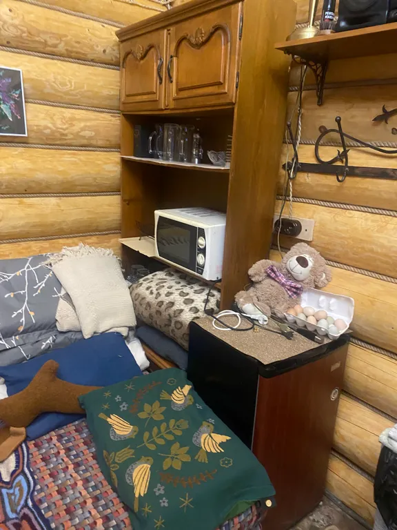 Домик в деревне с баней