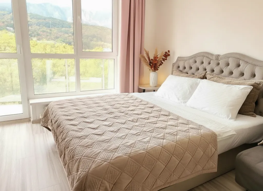 Уютная студия с панорамным видом «Дыхание гор»