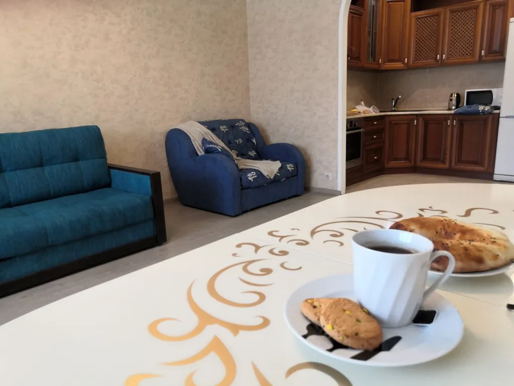 Евродвушка с видом на набережную. До Крокуса 5 минут пешком