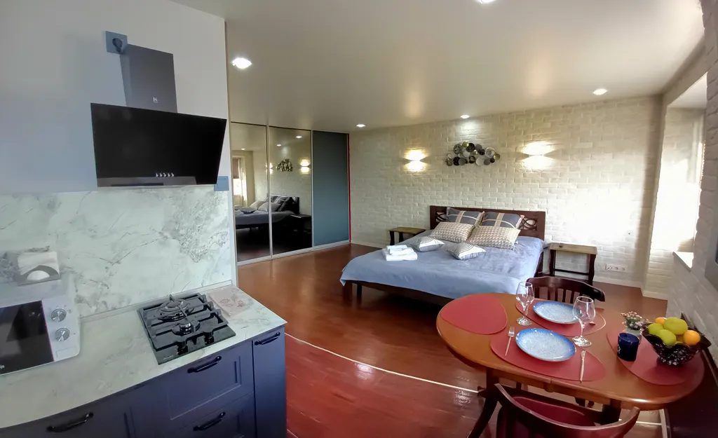 Квартира с волшебным видом на Волгу и исторический центр — аренда посуточно в Тверь