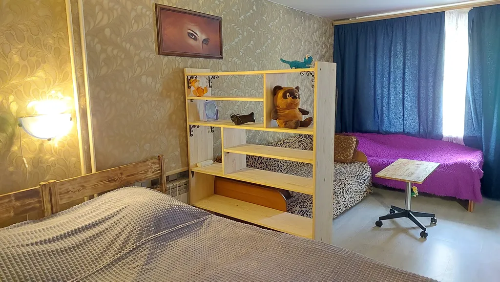 Уютная квартира, 4 раздельных кровати