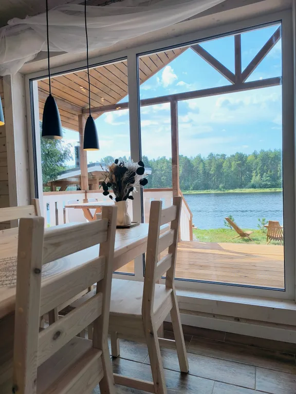 Коттедж Незабываемый отдых в доме с видом на реку и лес — Нурмойла