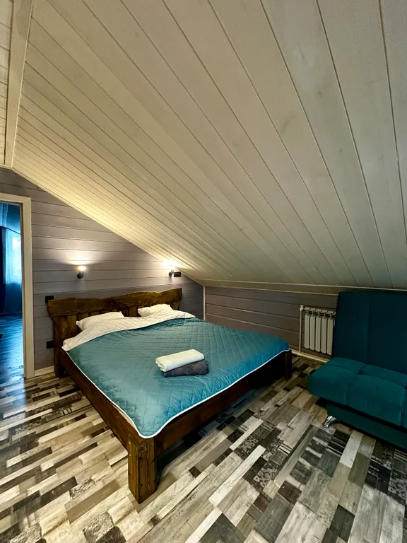 Дом 302m2 — чан, кухня, панорамные окна