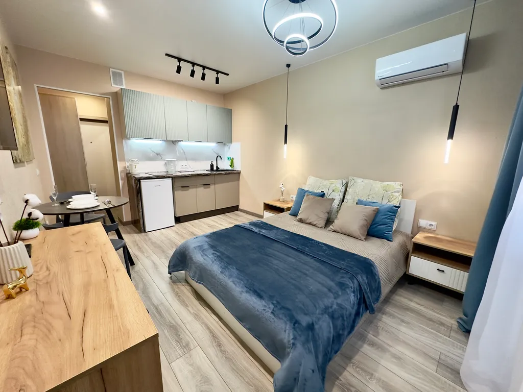 Уютная студия с видом на волгу