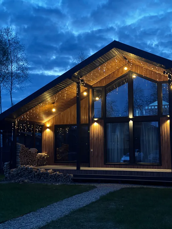 Дом шале с сауной