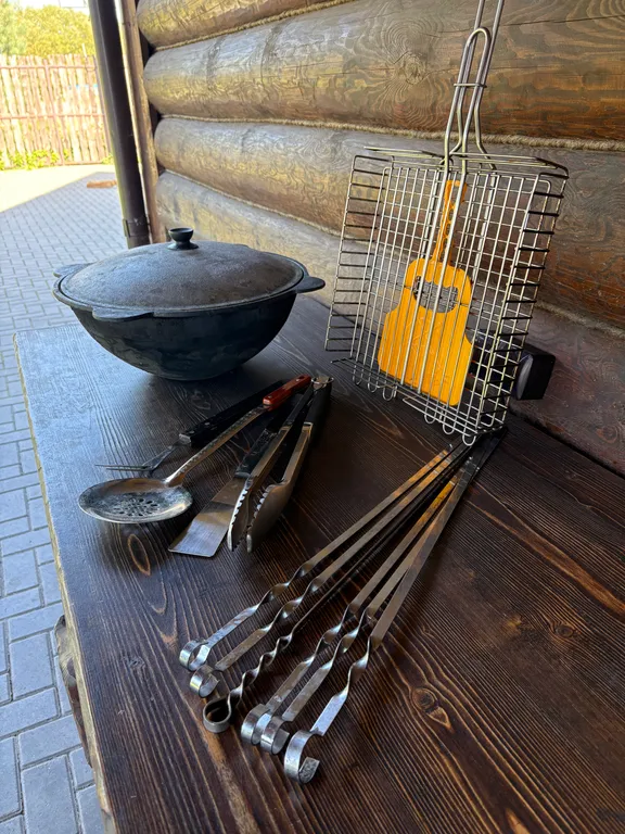 Загородный дом с бассейном и парной на дровах