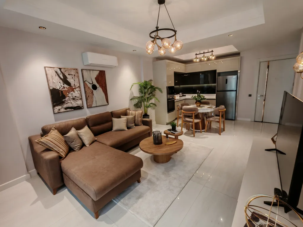 Квартира 1+1 в Azura World c видом на бассейн и аквапарком