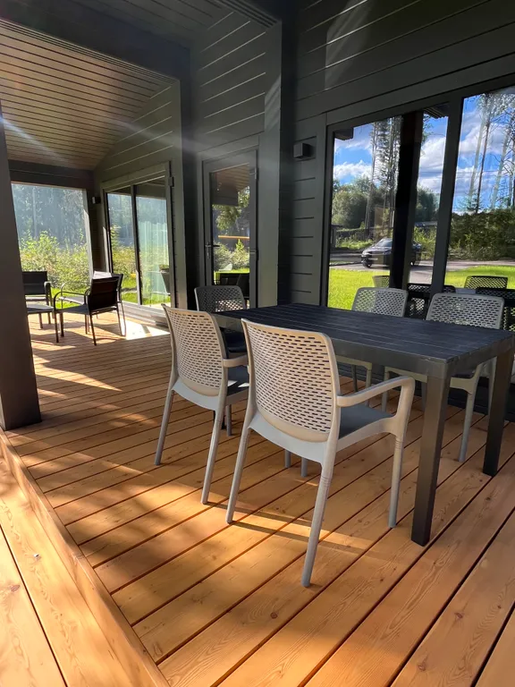 Коттедж Дом из клееного бруса с сауной — Кучерово