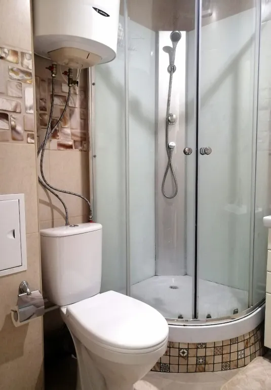 Уютная студия с большой кроватью