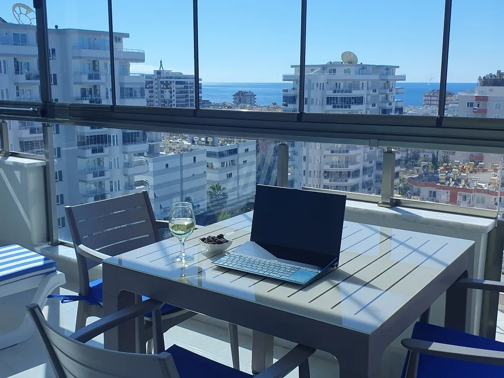 Премиум квартира с видом на море в Махмутлар — аренда посуточно в Аланья