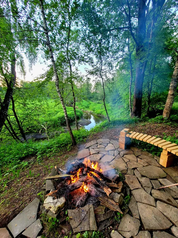 Уютный дом с финской сауной на территории заповедника