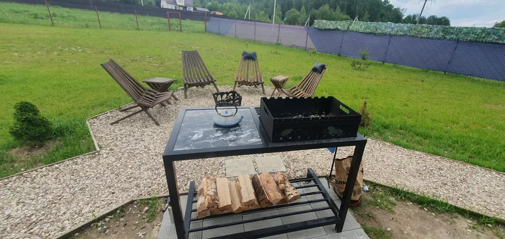 Уютный домик в стиле А-фрейм