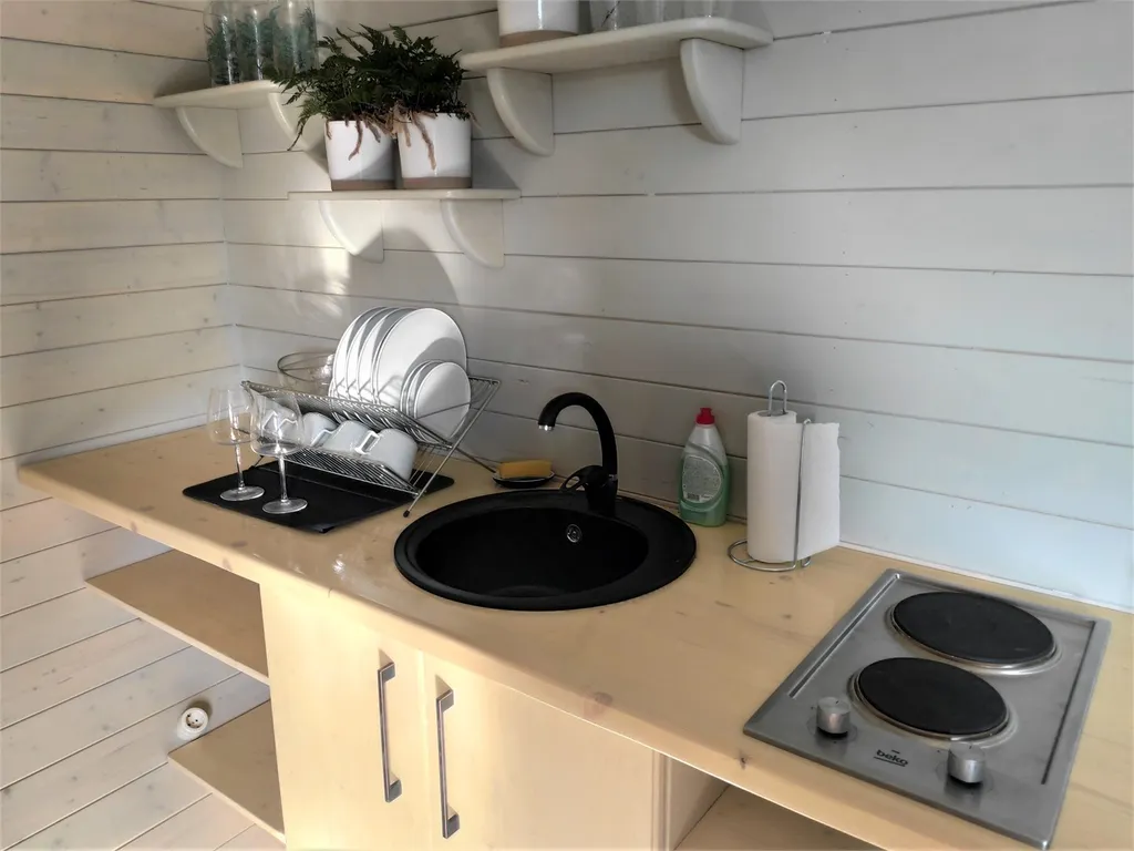 "Орбита" капсула с камином