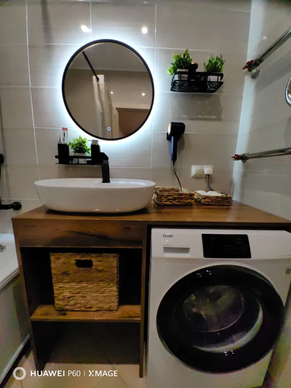 Современная видовая 1-комнатная квартира у реки в Завидово