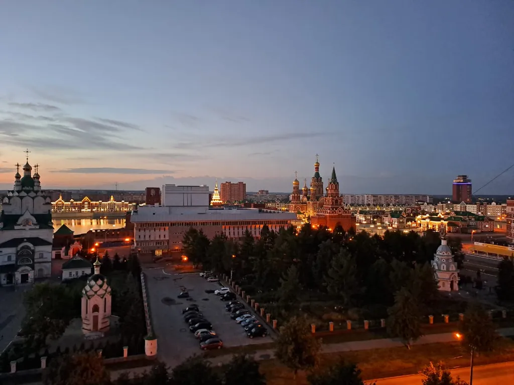 Центр туристической Йошкар-Олы с лучшим видом на Набережную