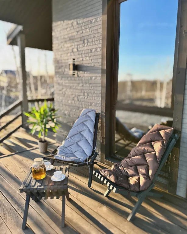 Новый коттедж с горячим бассейном