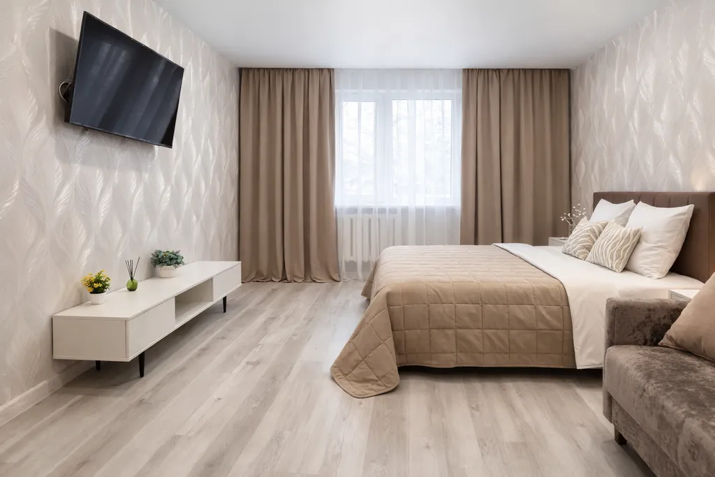 Современная 1 комн. квартира с евроремонтом