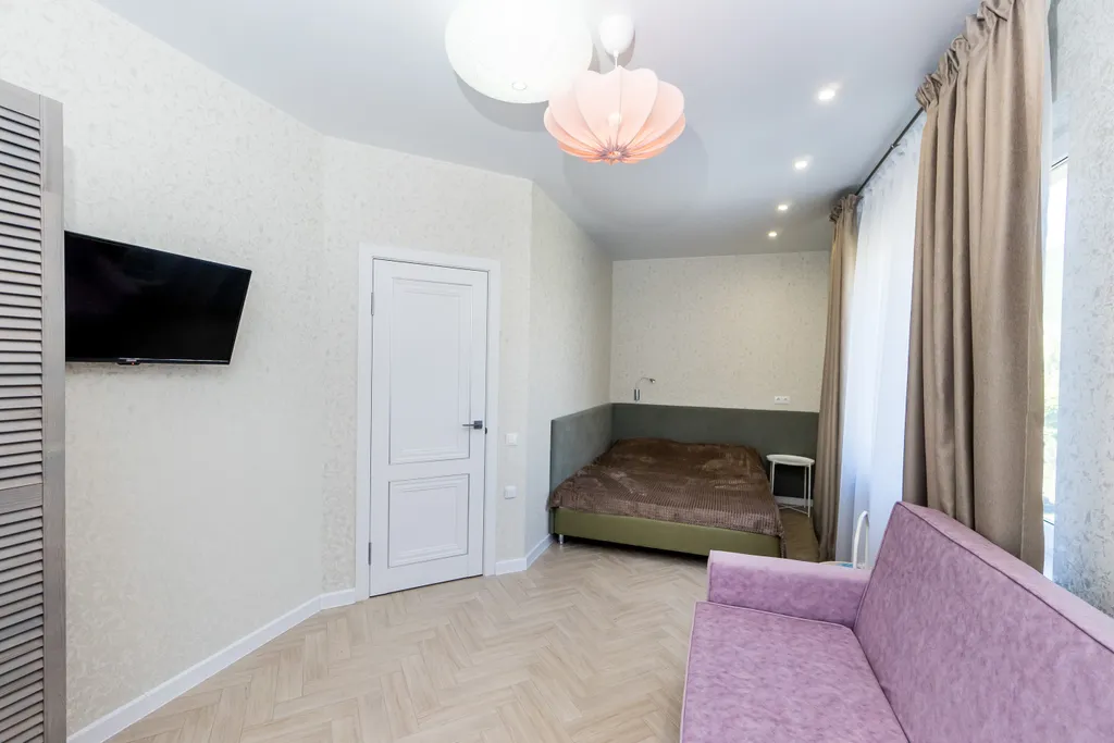 Однокомнатные апартаменты с балконом