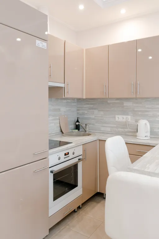 Красивая нежная студия со всеми удобствами