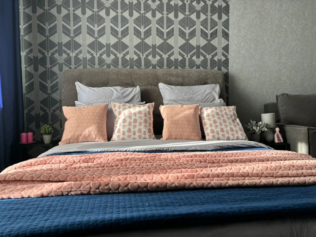 Уютная студия с красивым видом на город