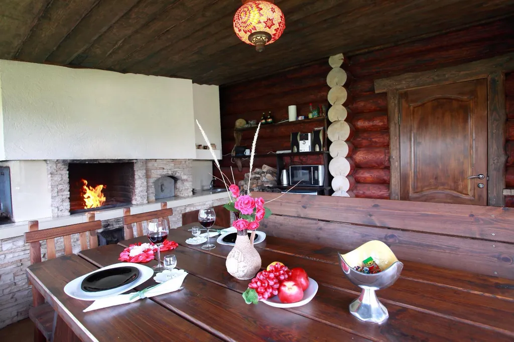 Домик 1 для двоих с баней и бассейном