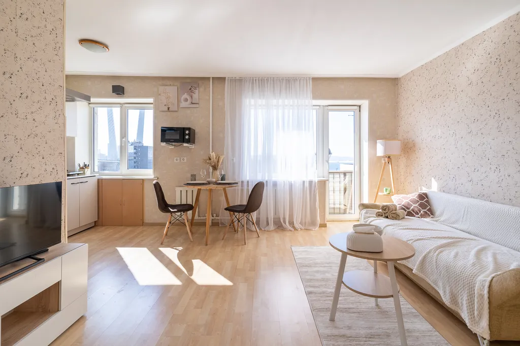 Апартаменты с видом на Золотой мост