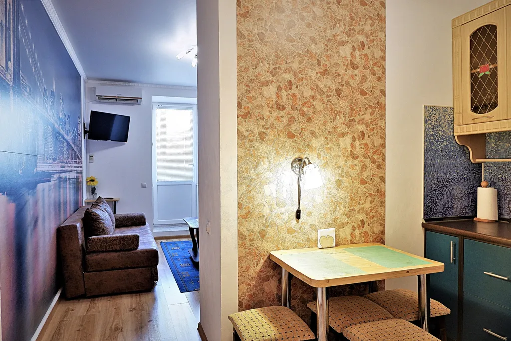 Атмосферная квартира-студия с кондиционером